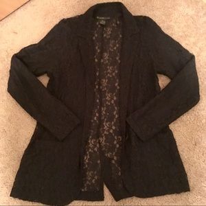 *DONATED* CUSP black lace blazer